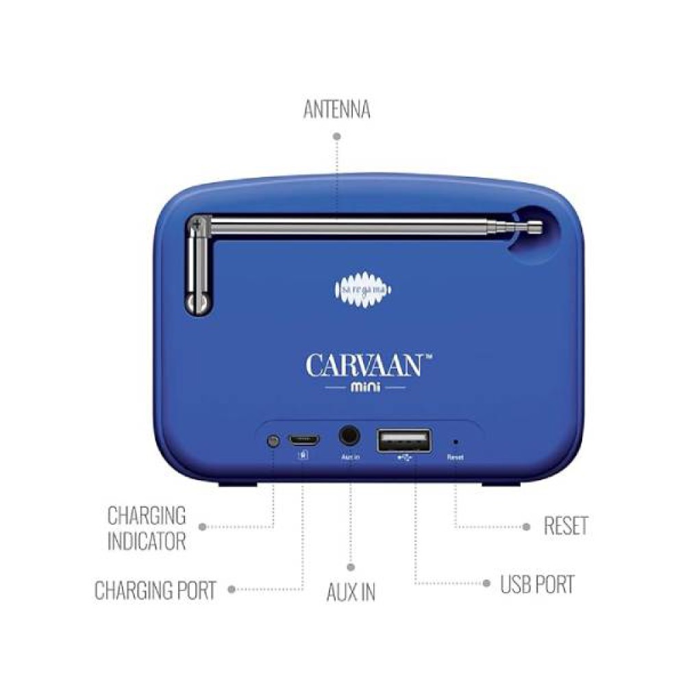 Saregama Carvaan Mini Bengali Blue