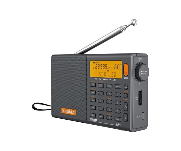 XHDATA D808 Radio Receiver FM/AM/WM/SW/LW/SSB AIR DSP Full Band High Sensitivity Portable Radio High-quality Radios