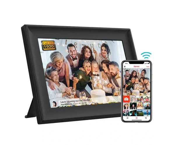 Frameo WiFi デジタル フォトフレーム　ZN-DP1101 Amazon.co.jp: FRAMEO WiFiデジタルフォトフレーム、内蔵