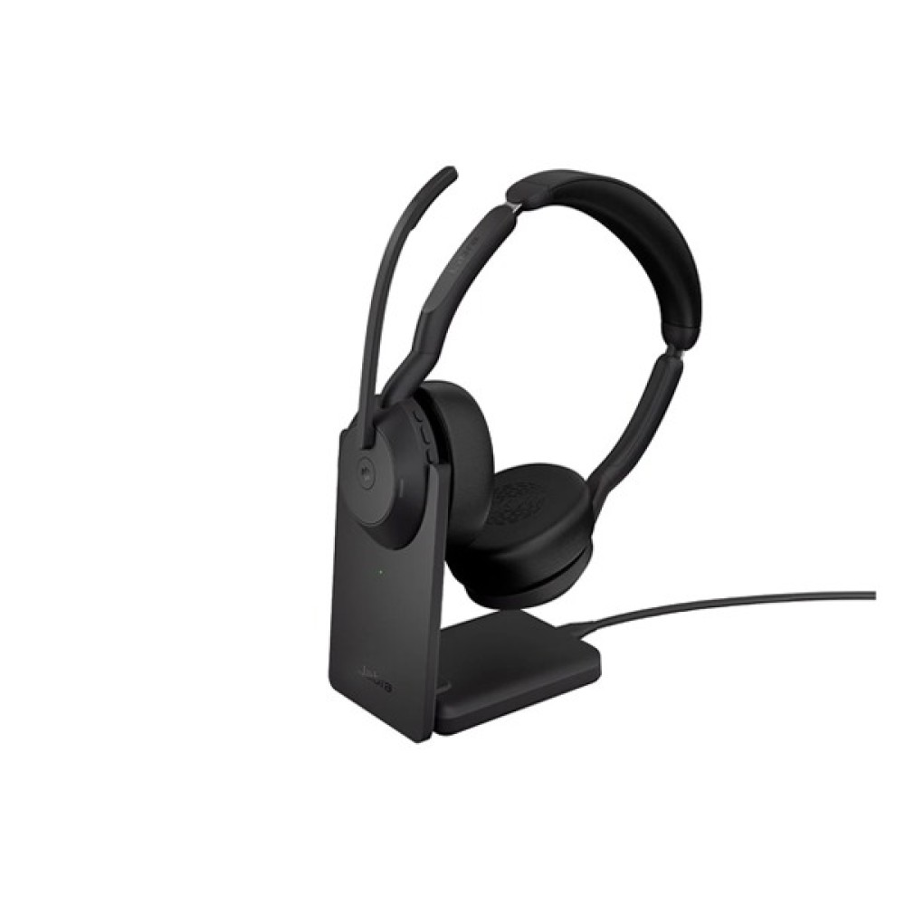 Jabra Evolve2 55 Link380a MS Stereo Bluetooth Black Headphone Jabra Evolve2 55 Link380a MS Stereo Bluetooth Black Headphone