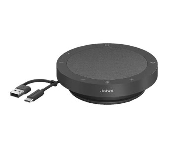 Jabra Speak2 55 Bluetooth or USB Portable Black Speakerphone