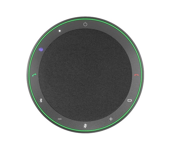 Jabra Speak2 75 Bluetooth or USB Portable Dark Grey Speakerphone with USB-C Bluetooth Adapter