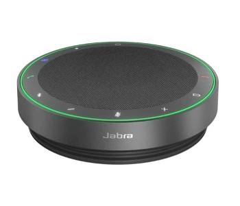 Jabra Speak2 75 Bluetooth or USB Portable Dark Grey Speakerphone with USB-C Bluetooth Adapter