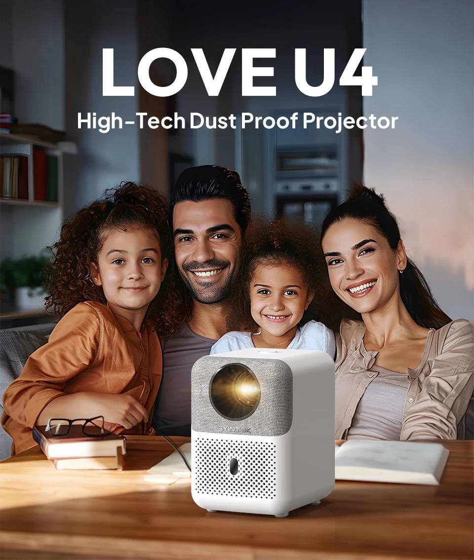 BYINTEK Projector U4 best price in Multimedia Kingdom.