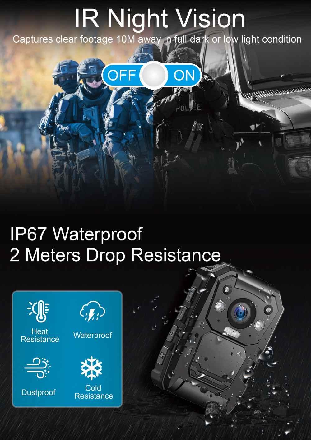 CammPro I826 GPS Body Camera 64GB